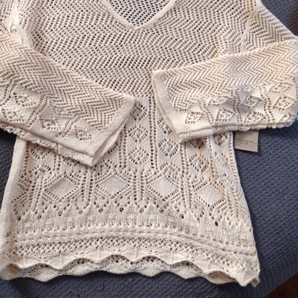 NWT Moral Society Knit Lightweight Sweater - Picture 2 of 9